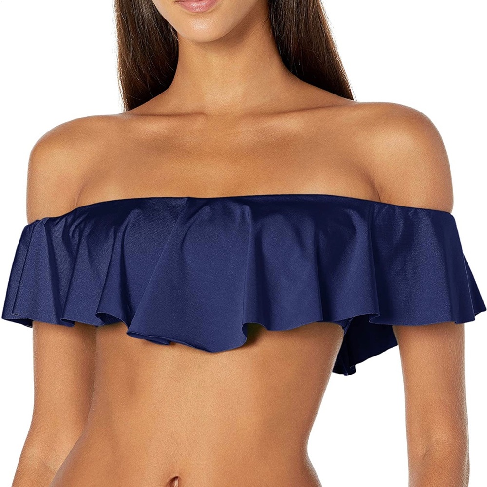 Trina Turk flutter sleeve bikini top